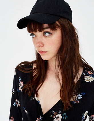 Printed crossed jumpsuit