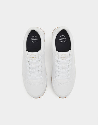 White platform plimsolls