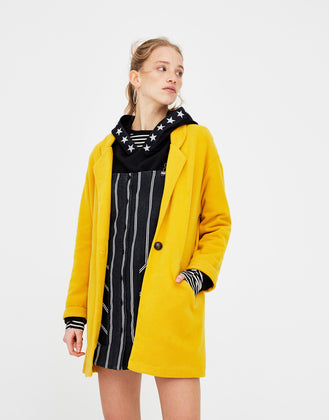 Lapel collar coat