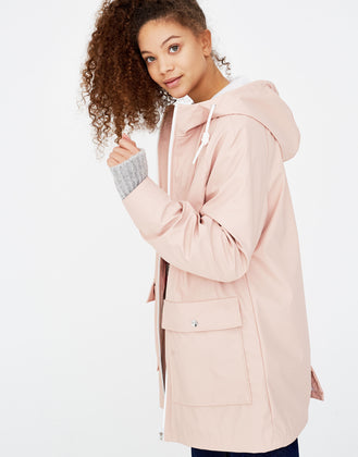 Hooded raincoat