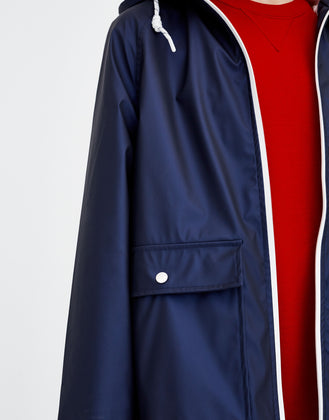 Hooded raincoat