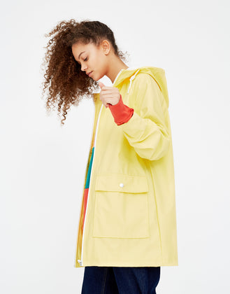Hooded raincoat