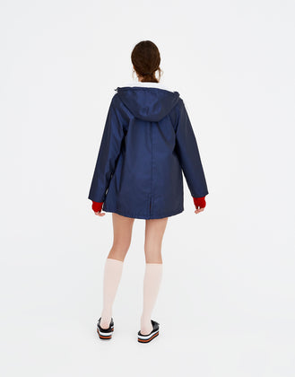 Hooded raincoat