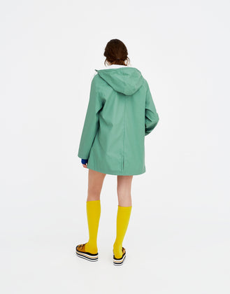 Hooded raincoat