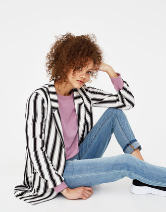 Striped blazer