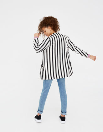 Striped blazer