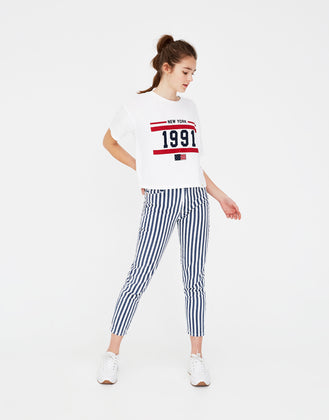 Basic T-shirt with flag